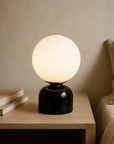 Marble Table Lamp - Elegant Design with Soft Warm Glow 0
