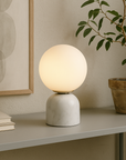 Marble Table Lamp - Elegant Design with Soft Warm Glow 1