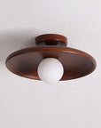 Minimalist Wood Ceiling Light - Elegant Flush Mount for Any Room 1