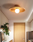 Minimalist Wood Ceiling Light - Elegant Flush Mount for Any Room 9