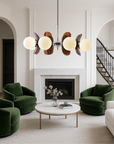 Modern Geometric Chandelier - Sculptural LED Lighting for Home 2