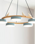 Nature-Inspired LED Chandelier - Adjustable Height & Warm Illumination 18