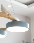 Nature-Inspired LED Chandelier - Adjustable Height & Warm Illumination 3