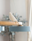 Nature-Inspired LED Chandelier - Adjustable Height & Warm Illumination 4