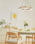 Nature-Inspired LED Chandelier - Adjustable Height & Warm Illumination 7