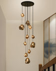 Nordic Villa Chandelier - Adjustable LED Lighting for Modern Spaces 4