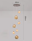 Nordic Villa Chandelier - Adjustable LED Lighting for Modern Spaces 8
