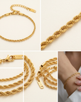 Classic Rope Chain Bracelet