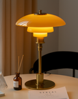 Scandinavian Table Lamp - Warm LED Glow for Bedside or Desk Use 0