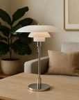 Scandinavian Table Lamp - Warm LED Glow for Bedside or Desk Use 3