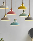 Vintage Industrial Pendant Lamp - Stylish Metal Design & Adjustable Chain 2
