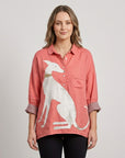 Valencia | Long Sleeve Women’s Blouse with Artistic Design