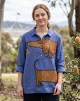 Valencia | Long Sleeve Women’s Blouse with Artistic Design