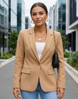Amelia | Eleganter weißer Damenblazer