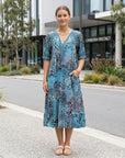 Sienna | Women's Summer Dress with Floral Print