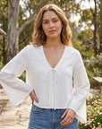 Delilah | Cropped Women's Blouse for Stylish Outfits