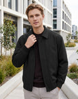 Flynn | Men's Coat with Pointed Collar