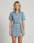 Poppy | Denim Dress with Stylish Button-Up Design