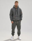 Angus | Men's Tracksuit – Hoodie & Cargo Joggers with Adjustable Hood
