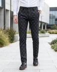 Finley | Tailored Men’s Trousers with Checked Design