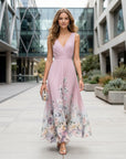 Isla | Floral A-Line Wedding Guest Dress