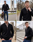 Zayne | Half Zip Men's Sweater for Versatile Wear