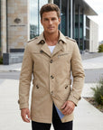 Thomas | Men's Coat with Elegant Trench Design