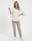 Zara | Women’s Blouse with Flattering V-Neck Design