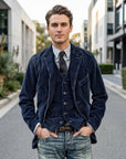 Archie | Corduroy Men's Coat & Vest Set