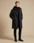 Leo | Men's Coat with Hooded Overcoat Design