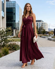 Harper | Schmeichelndes Wickel-Maxikleid für Hochzeitsgäste