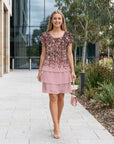 Tahlia | Women's Summer Dress with Floral Ruffle Design