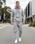 Angus | Men's Tracksuit – Hoodie & Cargo Joggers with Adjustable Hood