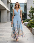 Isla | Floral A-Line Wedding Guest Dress