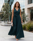 Harper | Schmeichelndes Wickel-Maxikleid für Hochzeitsgäste