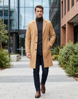 Xavier | Long Men's Coat for Stylish Warmth