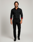 Isaac | Men's Shirts with Stand-Up Collar