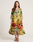 Lottie | Women's Maxi Summer Dress with Floral Print