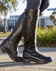 Harper | Women's Knee High Boots – Buckle Strap Riding Style