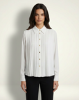 Jocelyn | Pleated Detail Women’s Blouse for Polished Wear