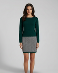 Harper | Houndstooth Detail Casual Dresses for Modern Wear