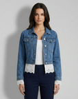 Bec | Patchwork Style Women’s Denim Jacket with Modern Shape