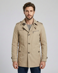 Marcus | Stylish Trench Style Men’s Coat with Classic Appeal