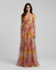 Lottie | Floral Summer Maxi Dress with Feminine Shape