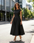 Blair | Wedding Guest Ready Midi Dresses for Cocktail Events