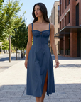 Coralie | Refined Summer Midi Dresses for Wedding Guests