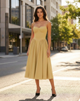 Rhiannon | Damen-Midikleid mit klassischer Form