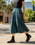 Bianca | Gingham Inspired Midi Women’s Skirt for Casual Days