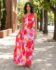 Holly | Floral Print Summer Dress for Wedding Guests