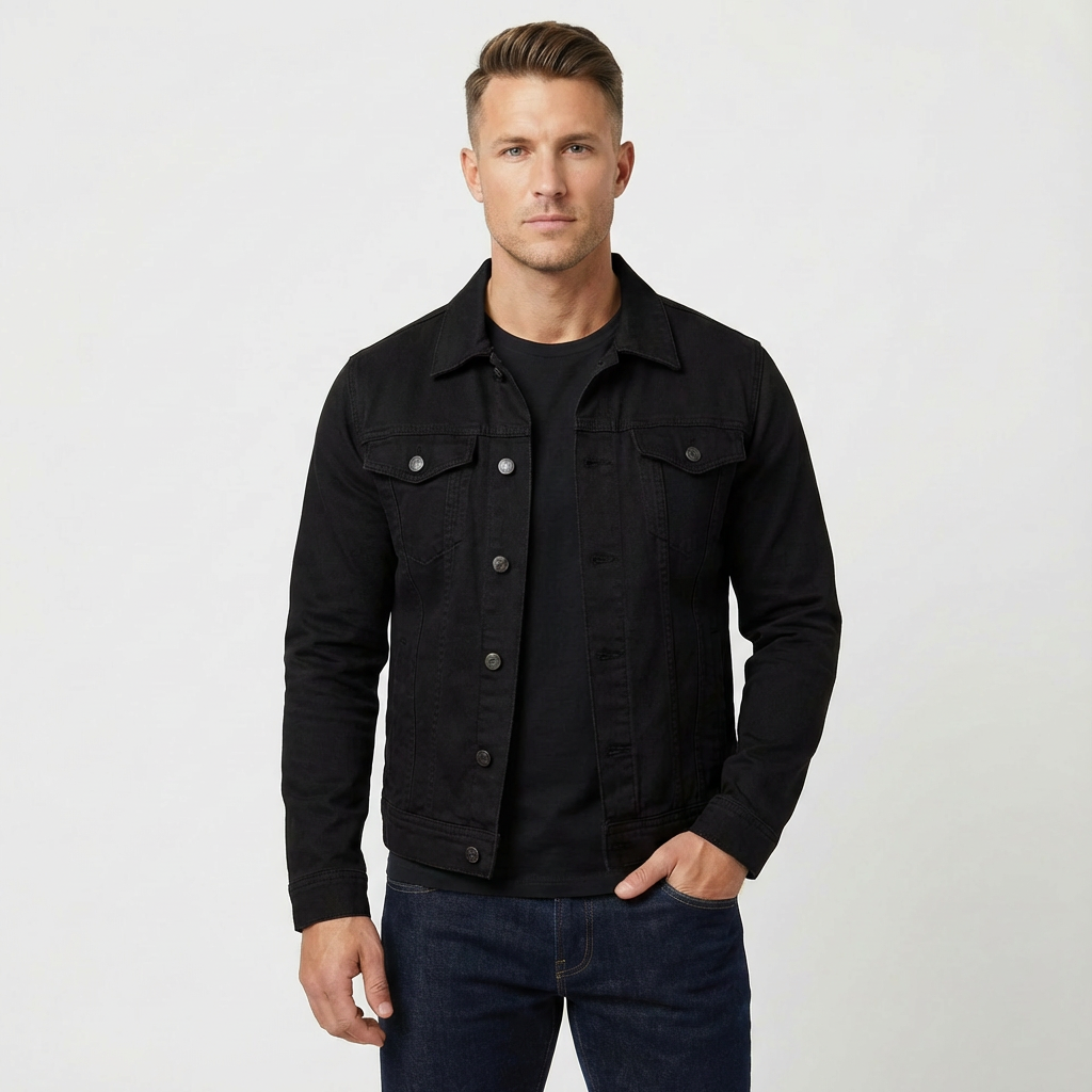 Noah | Mens Denim Jacket with Classic Design – Zennuvo